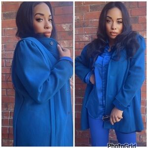 Women's Jade Blue Coat-Vault
